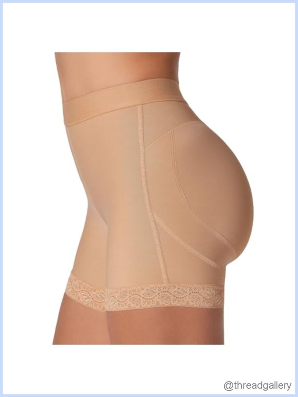 Leonisa Lift Sculpt Shapewear Shorts Mid-Rise Tummy Control Butt Lifter